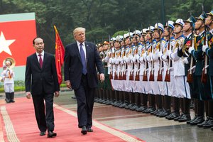 President Donald J. Trump visits Vietnam, November 11, 2017.