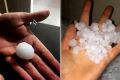 Hail the size of golf balls was reported from Mandurah.