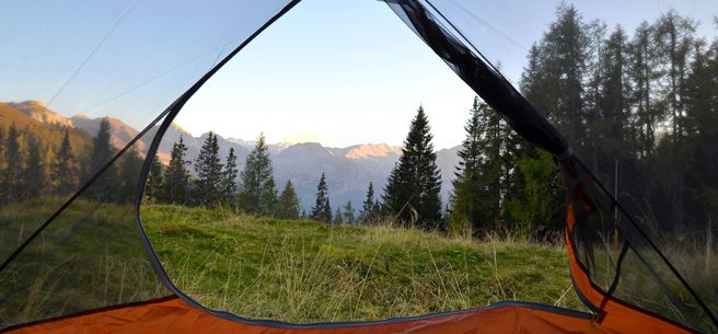 View from the tent