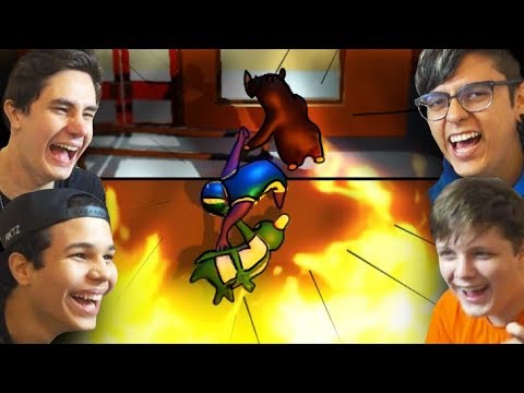 JOGO MAIS ENGRAÇADO DE TODOS! - Gang Beasts