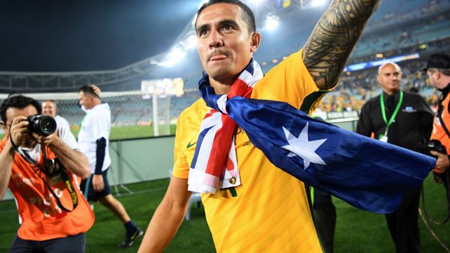 Future uncertain: Tim Cahill may quit the A-League to boost World Cup hopes.