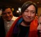 Senator Penny Wong after the result in the same sex marriage survey at Parliament House.
