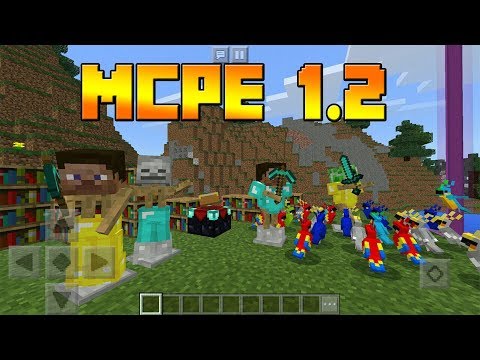 ПОДРОБНЫЙ ОБЗОР Minecraft PE 1.2 РЕЛ?З !!!