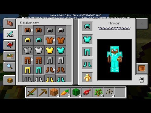 MCPE 1.2 FEATURES GAMEPLAY - Official Minecraft Better Together Update - Minecraft Pocket Edition