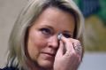 Former Boston television news anchor Heather Unruh speaking about the alleged sexual assault of her teenage son by actor ...