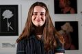 St Paul's Grammar student Madeleine Bishop poses for a portrait in front of some of her artwork on November 10, 2017 in ...