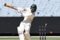 Matthew Wade is bowled by Peter Siddle at the MCG on Monday.