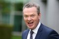 Minister for Defence Industry Christopher Pyne says his Twitter account was hacked overnight.