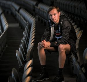 Ex-tennis prodigy Jackson Ross was attracted to the team aspects of footy