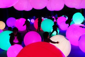 TeamLab's Light Ball Orchestra.