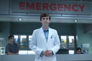 The Good Doctor stars Freddie Highmore as Dr Shaun Murphy.