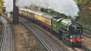 A1 60163 'Tornado' passes Putney with The Belmond British Pullman on 6th November 2015