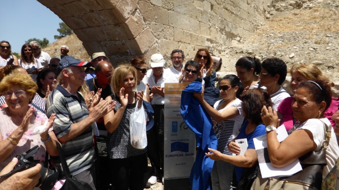 Restored Watermill/Aqueduct in Chrysochou/Hirsofu brings hundreds of people together