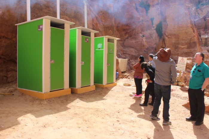 Eco- Toilets installed in Petra 