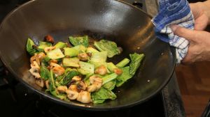 US researchers have found that making a stir fry could be bad for your health because, when the cooking oil and water in ...