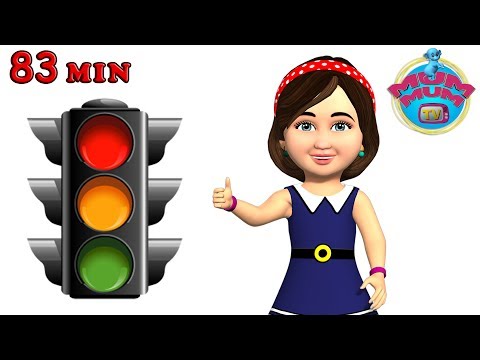 Traffic Light Poem, Wheels on the bus and more English Nursery Rhymes Songs for Kids | Mum Mum TV