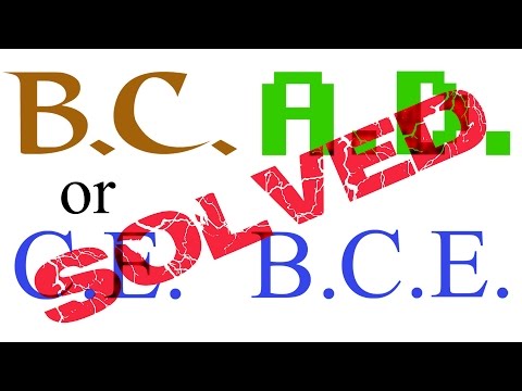 B.C./A.D. or C.E./B.C.E.?  A perfect solution!