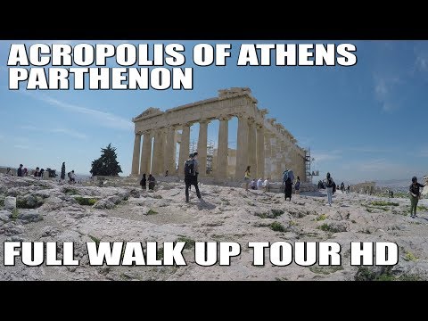 Parthenon (Acropolis of Athens) Full Walk Up Tour | Athens, Greece | Tourist Destination | Full HD