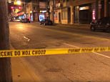 Gun attack: Six boys were shot in the clash on Friday night 