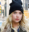 Hats off to her: Ashley Benson smartened up her casual jeans and beanie hat with a sleek YSL handbag as she stepped out in NYC
