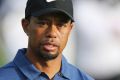 Long layoff: Tiger Woods in Dubai in February - he has not played since due to injury.