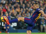 Jordi Alba managed to rescue a point for Barcelona after he acrobatically fired home Lionel Messi's sensational through ball