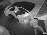 Police have released the first footage of a high-tech 'relay' car theft where a gang stole an expensive new car without needing its keys