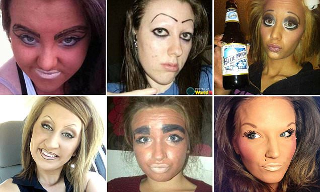 World's worst makeup fails revealed in toe-curling snaps