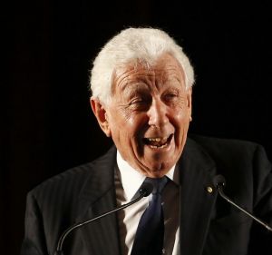 Jack Reilly blames former FFA chairman Frank Lowy senior, pictured, for unseating him.