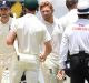 Jonny be good: Bairstow extends his hand instead of his head to Cameron Bancroft as Australia completes victory in the ...