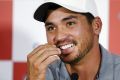 All smiles: Australia's Jason Day.