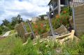 A collapsed retaining wall  on the Gold Coast still has not not been repaired after eight months.