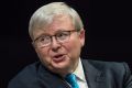 Kevin Rudd in conversation with Jennifer Hewett at the Sydney Writers Festival.