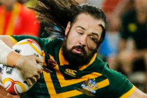 Playing with pain: Aaron Woods is eager for a six-week rest.