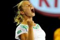 Jelena Dokic in action at the 2009 Australian Open.