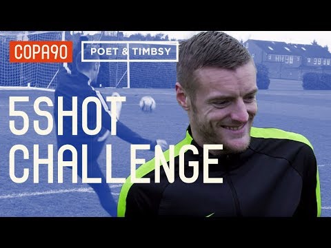 5 Shot Challenge with Jamie Vardy! ft. Poet & Timbsy