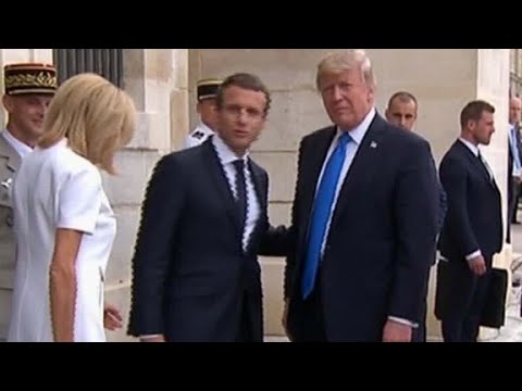 Trump meets French President Macron