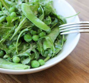 Beautiful simplicity: Bar Carolina's side salad.