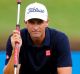 Long wait: Adam Scott used the broomstick putter in tournament play for the first time in more than two years.