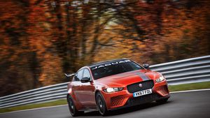 Jaguar XE Project 8 has claimed a Nurburgring lap record.