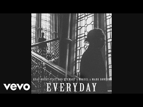 A$AP Rocky - Everyday (Audio) ft. Rod Stewart, Miguel, Mark Ronson