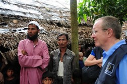 Myanamar has been directly accused of genocide against the Rohingya population within its borders. Pictured is a visiting delegation To Rakhine  from the European Commission, in 2013.  Rakhine says ECHO DG 
(IMAGE: Christophe Reltien, EU/ECHO, Rakhine State, Flickr)