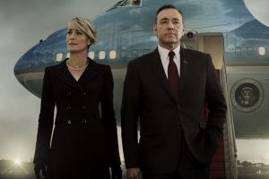 Robin Wright and Kevin Spacey in House of Cards.