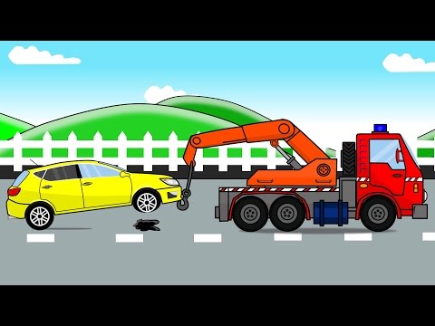 Auto Tow Truck and Car Factory | Auto Bajki i Animacja