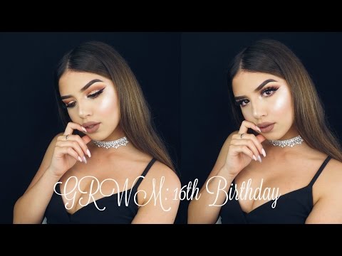 GRWM: 16th Birthday ♡ ft. the Burgundy Palette by Kylie Cosmetics