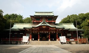 File - Tomioka Hachiman Shrine in Koto-ku, Tokyo, Japan.