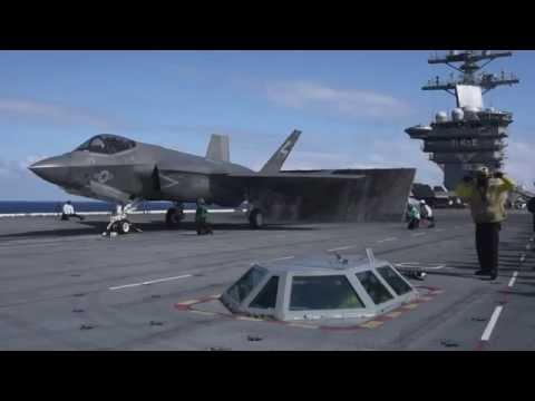 Launching the F-35C Lightning II