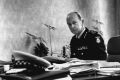 Victoria Police chief commissioner Mick Miller in his office in 1987, the year the force introduced the Crime Stoppers ...