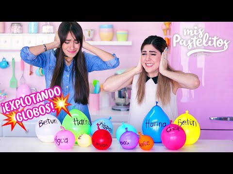 HAZ UN PASTEL EXPLOTANDO GLOBOS | CON ALE RIOS | MIS PASTELITOS