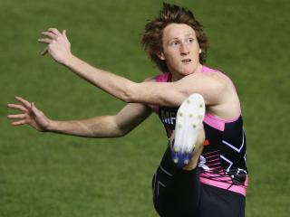 MELBOURNE, AUSTRALIA - OCTOBER 04: Nathan Murphy from Sandringham Dragons kicks the ball during the AFLW Draft Combine at Etihad Stadium on October 4, 2017 in Melbourne, Australia. (Photo by Michael Dodge/Getty Images)